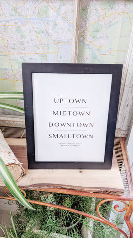 All the Towns Print